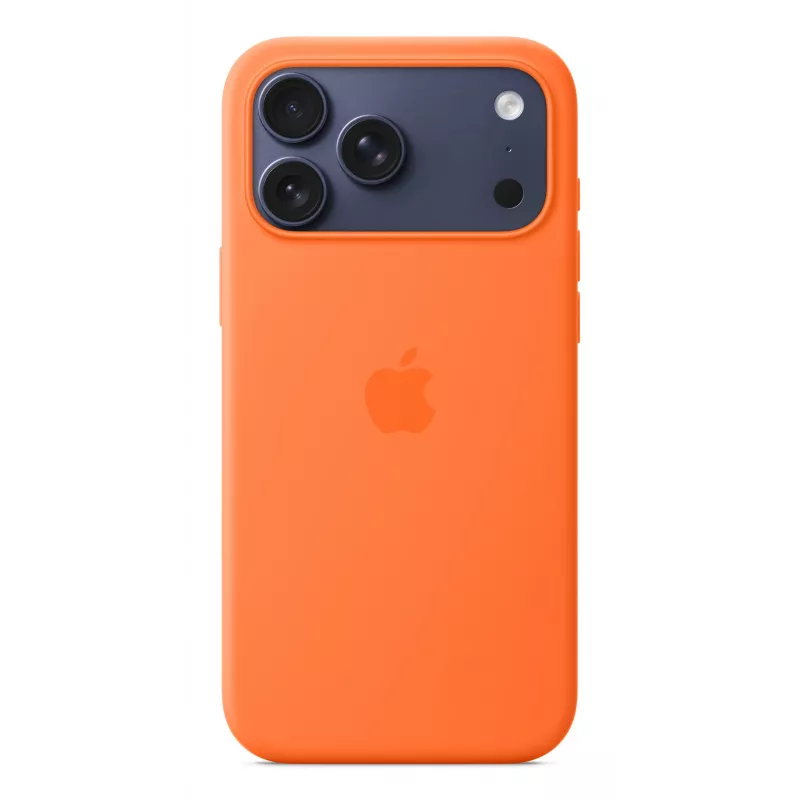 Apple iPhone 17 Pro Max Silikon Case mit MagSafe Orange