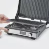 Kontaktgrill Severin KG 2380 Schwarz Silber 2000W Edelstahl