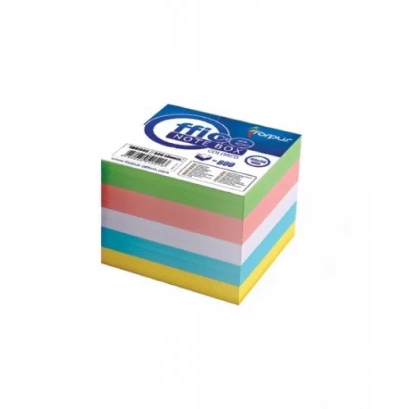 Notes Forpus, 8,5x8,5 cm, sortiert, nicht geleimt (800) 0716-008