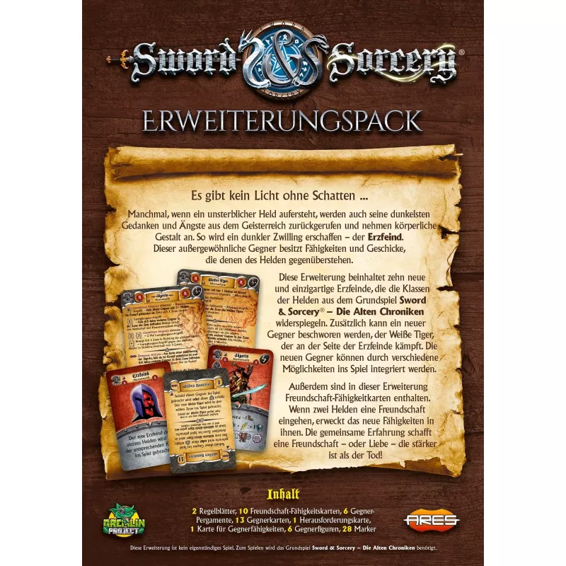 Sword & Sorcery: The Ancient Chronicles – Erzfeinde, Brettspiel-Erweiterung