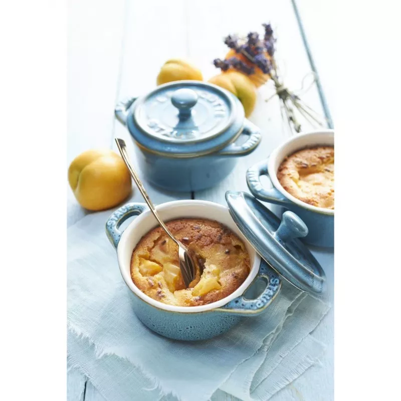 Staub Mini Cocotte Rund, 4 Stk. - 200ml, Antik Türkis