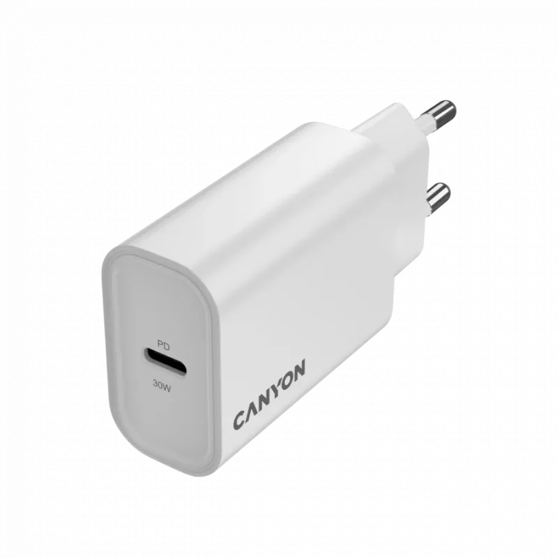CANYON Ladegerät OnCharge 30CL Max Power 30W 1xPD EU Weiß