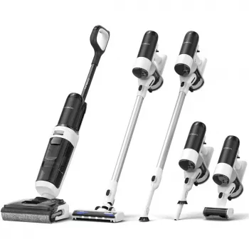 Bodenreiniger Tineco Floor One Switch S6 Stretch Plus Weiß – kabelloser Nass-Trocken-Hartbodenreiniger