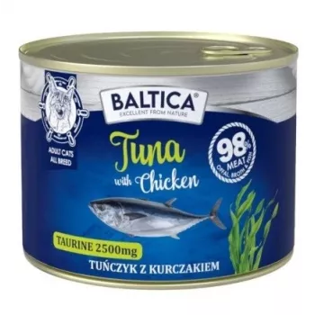 BALTICA Excellent Thunfisch mit Huhn - Nassfutter für Katzen - 185g