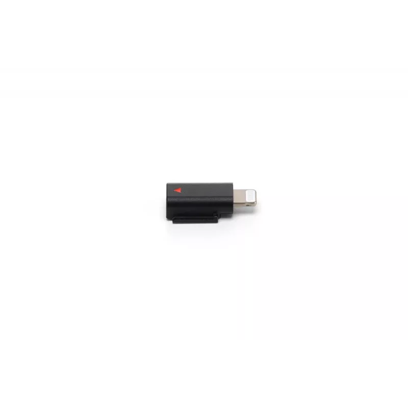 Audio-Adapter DJI Mic 3 Mobile Phone Adapter (Lightning) — Lightning-Anschluss, schwarz, für Apple-Mobilgeräte