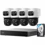 NVR-Sicherheitsrekorder Eufy S4 Max — 8-Kanal, 4K (3840×2160), HDD 2 TB (bis zu 16 TB), Schwarz/Grau/Weiß