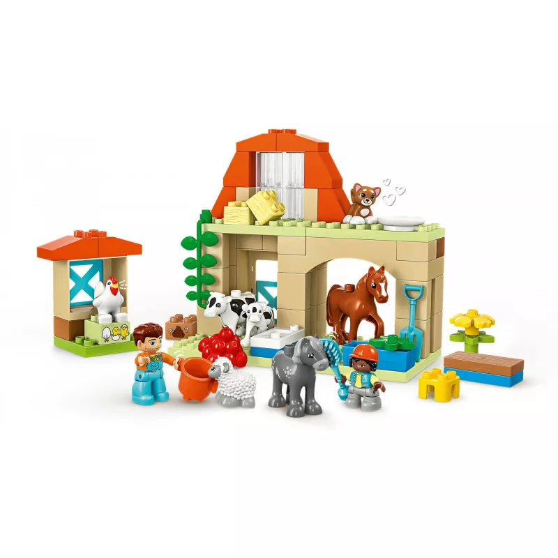Bauspielzeug LEGO DUPLO Bauernhof Tierpflege Set 10416 — 74 Teile, 2 Minifiguren, Alter 2+