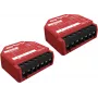 Intelligenter Schalter Shelly SHELLY_1PM_GEN3_2ER — kabellos 110–240V, 1,2W Verbrauch, max. 240V, Kunststoffgehäuse, 42×16×37 mm, 2er-Pack