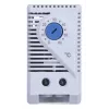 Thermostat Alantec KTS, Drehregler, IP20, Kunststoffgehäuse, grau, -45–70°C, 60×33×43 mm