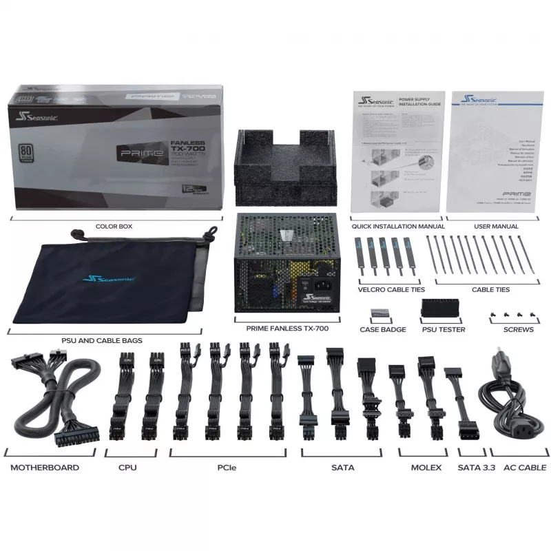 Sea Sonic PRIME-TX-700 Product Black