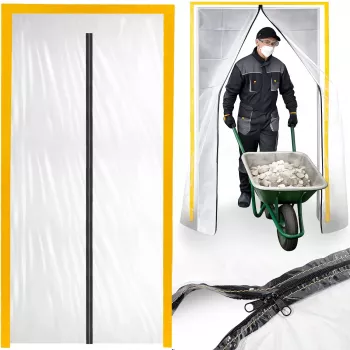 Staubschutztür Renovierung Xxl, Staubvorhang 230X135 gerade