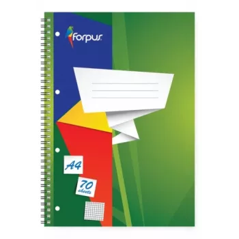 Spiralblock Forpus, A4/70, kariert, weicher Einband 0722-003