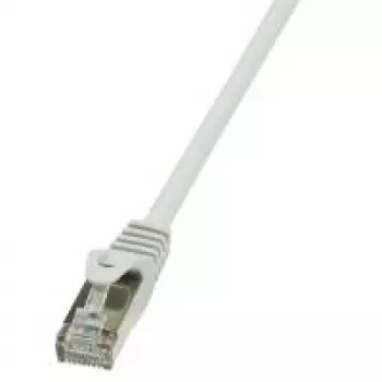 LogiLink CP1102D RJ45 Netzwerkkabel, Patchkabel CAT 5e SF/UTP 15,00 m grau 1 St.