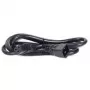 Stromkabel Bachmann 356.174 Schwarz 2 m C20 C19 Kupplung