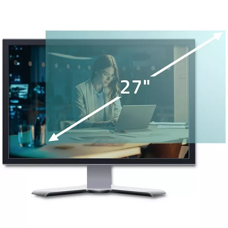 Qoltec 51049 Blaulichtfilter 27 | 16:9 | Augenschutz | Entspiegelt