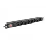 Steckdosenleiste Lanberg PDU-08E-0200-BK