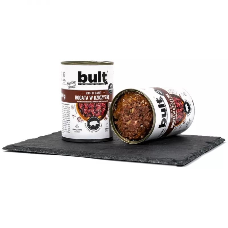 BULT Reich an Wild - Nassfutter für Hunde - 800 g