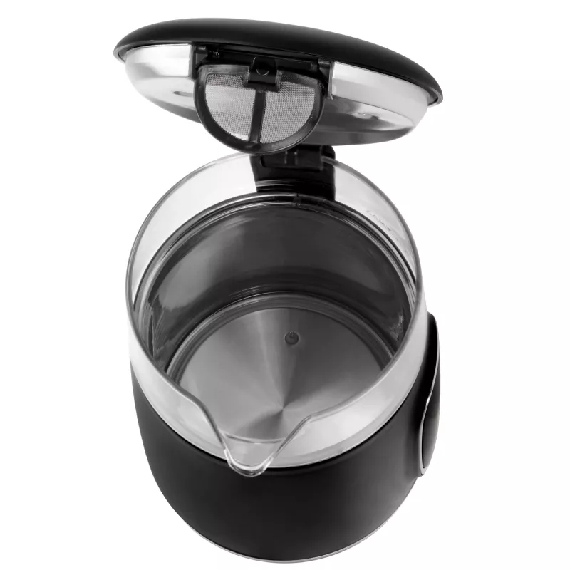 ADLER AD 1305 elektrischer Wasserkocher schwarz/silber