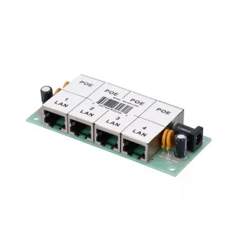 PoE-Injektor Extralink 4-Port 4x 100 Mb/s RJ45, Fast Ethernet, 48 V, ohne Gehäuse