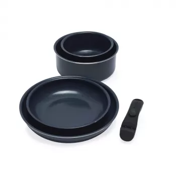 Kochtopf-Set Russell Hobbs RH03319EU7, 5-teilig, antihaftbeschichtete Pfannen, spülmaschinengeeignet