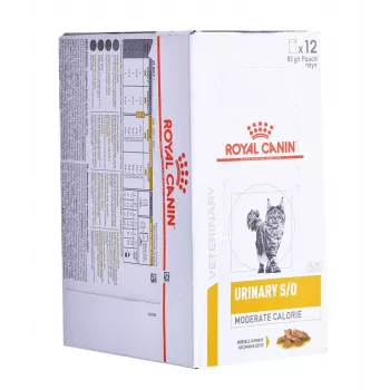 ROYAL CANIN Urinary S/O Moderate Calorie - Nassfutter für Katzen - 12 x 85g