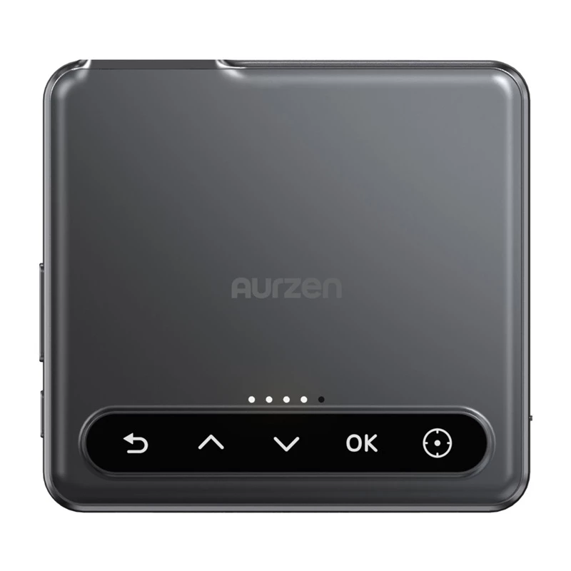 Projektor Aurzen AURZEN Zip Projektor (Grau) – tragbarer Heim-/Business-Projektor