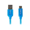 USB-2.0-Kabel LANBERG CA-USBO-21CU-0010-BL — USB A auf USB C, 1 m, blau