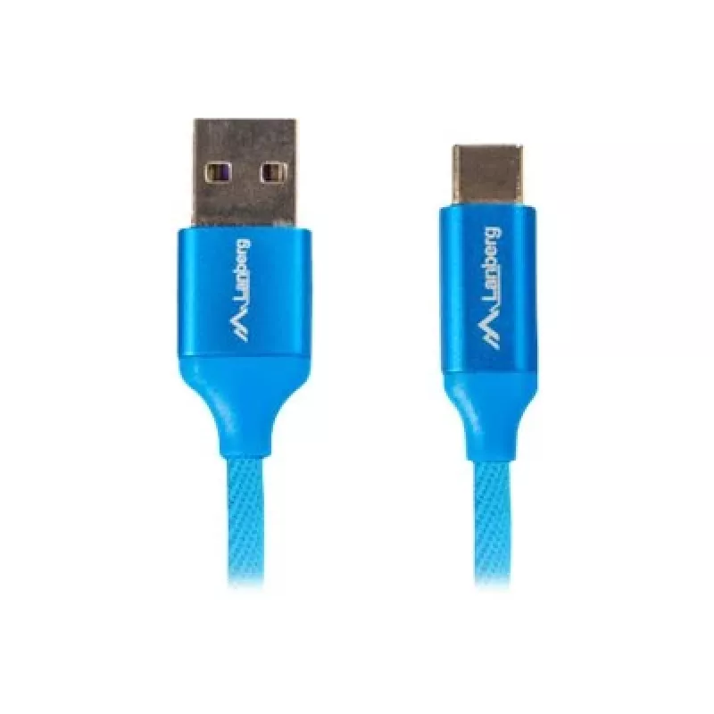 USB-2.0-Kabel LANBERG CA-USBO-21CU-0010-BL — USB A auf USB C, 1 m, blau