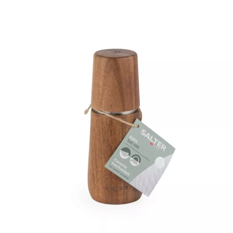 Salzmühle Salter BW13049AEU7, Korpus aus Akazienholz, verstellbarer Mahlgrad