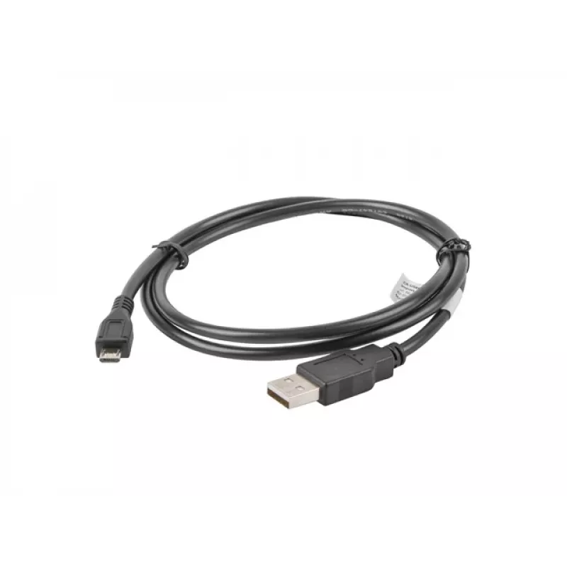 Lanberg CA-USBM-10CC-0010-BK USB-Kabel USB 2.0 1 m Micro-USB B USB A Schwarz