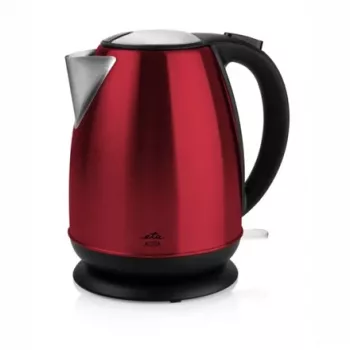 ETA | Wasserkocher | 359090010 | Standard | 2200 W | 1,7 L | Edelstahl | 360°-Drehsockel | Rot