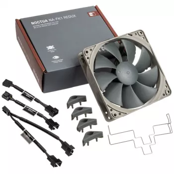 Fan Noctua NA-FK1 120 mm — 12 V PWM-Gehäuselüfter, 1700 U/min, 120,2 m³/h, 25,1 dB