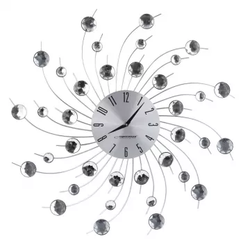 Mechanische Wanduhr ESPERANZA EHC004, Metallrahmen, Ø50 cm, 2,5 cm Dicke, Batterie AA 1,5 V (1)