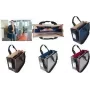 Notebook-Tasche sigel Desk Sharing Bag Bicolor M Blau/Beige für 15,4-Zoll-Laptops