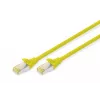 Patchcord Digitus CAT 6A S/FTP DK-1644-A-0025/Y 0,25 m Gelb