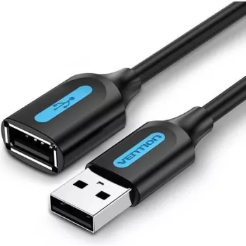 USB 2.0 Verlängerungskabel Stecker-auf-Buchse Vention CBIBG 1,5 m — schwarz