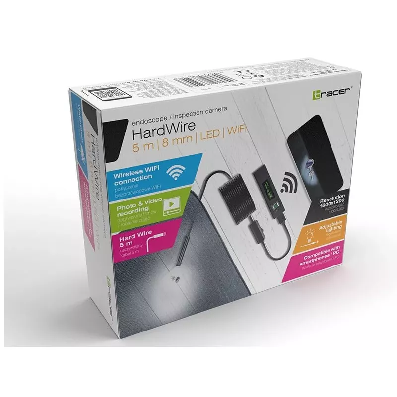 Tracer HardWire 1600 x 1200 Endoskop Fortradet Tradlos