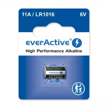 Batterie für Autoschlüssel everActive 11A LR1016 MN11 6V Alkaline, Knopfzelle 10,3×16 mm, 1 Stk.