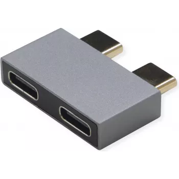 ROLINE USB3.2Gen1 Adptr. 2x C - ST/BU - Adapter - Digital/Daten (12.03.2945)