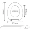 Toilettensitz Beldray LA030252UFFEU7 — antibakteriell, pflegeleichtes Design