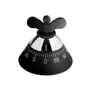 Alessi A09 B Küchentimer, Schwarz