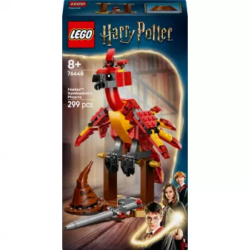 LEGO baubarer Fawkes – Dumbledores Phönix-Modell 76448, 299 Teile, 160 mm Höhe, Alter 8+