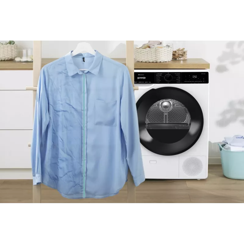 Gorenje DPNA92WIFI Wäschetrockner Freistehend Frontlader 9 kg A++ Schwarz, Weiß