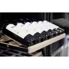 Caso | Weinkühler | WineChef Pro 40 | Energieeffizienzklasse G | Vitrine | Freistehend | Flaschenkapazität 40 Flaschen | Kühltyp Kompressortechnologie | Schwarz