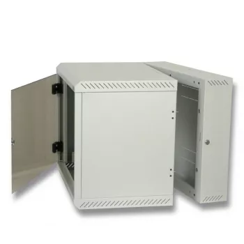 Wandmontage-Rack Triton 19 Zoll Rack Wall-mount 9U/250 Glastür