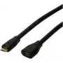 Logilink - USB-Verlängerungskabel - Micro-USB Type B (M) auf Micro-USB Type B (W) - USB 2.0 - 3 m - Schwarz (CU0124)