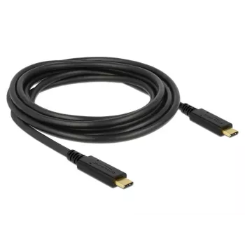 USB-Kabel DeLOCK 83325 USB 2.0 3m USB-C Schwarz