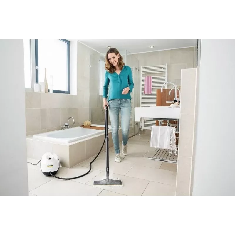Dampfreiniger Kärcher SC 3 EasyFix Plus — 1 L Wassertank, 1900 W, 3,5 bar Dampfdruck, weiß