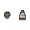 Netzwerkkabel DeLOCK M12 Kabel X-kodiert 8-polig Stecker auf RJ45 Stecker PUR (TPU) 1 m