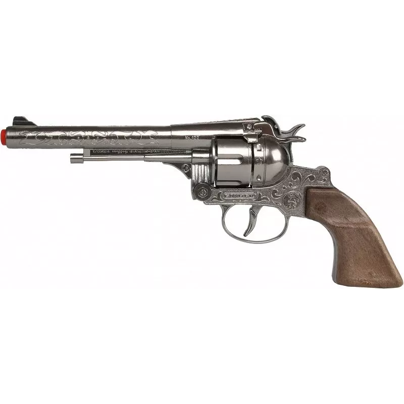 Pulio Metal Cowboy Revolver 12-Schuss Spielzeugpistole, Modell 155122/0